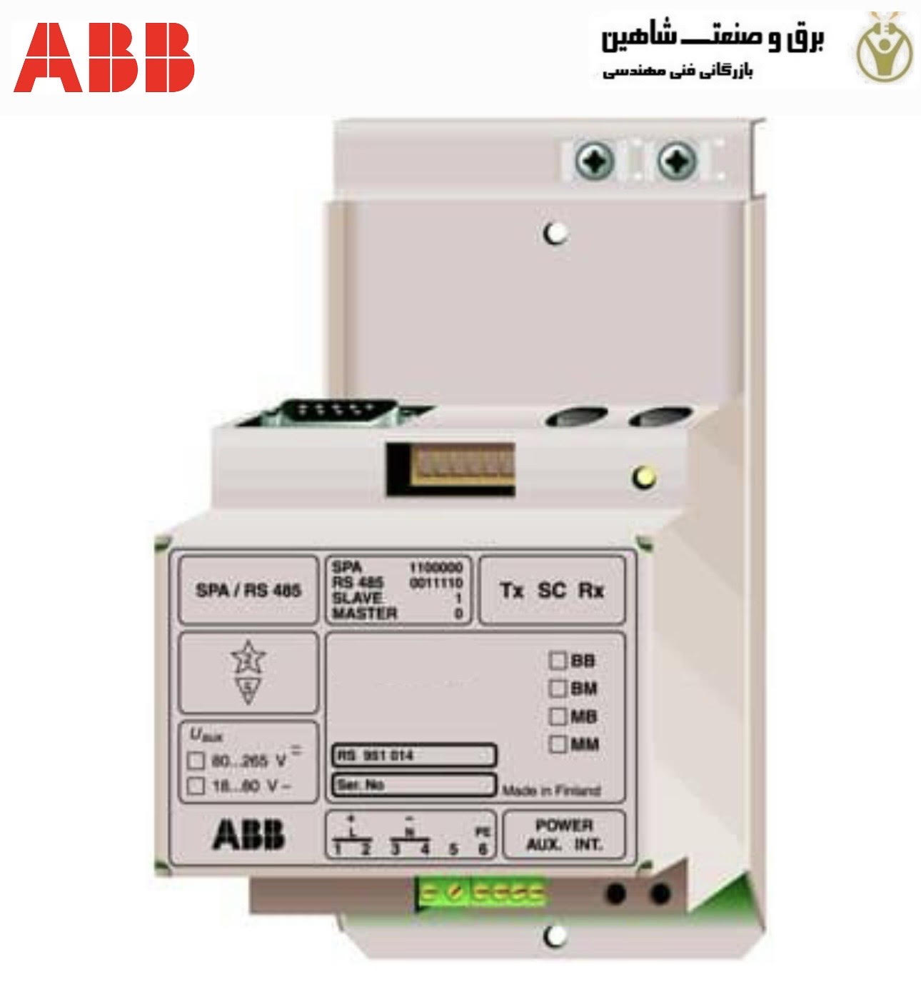 ماژول اتصال باس ای بی بی abb مدل spa-zp17a3