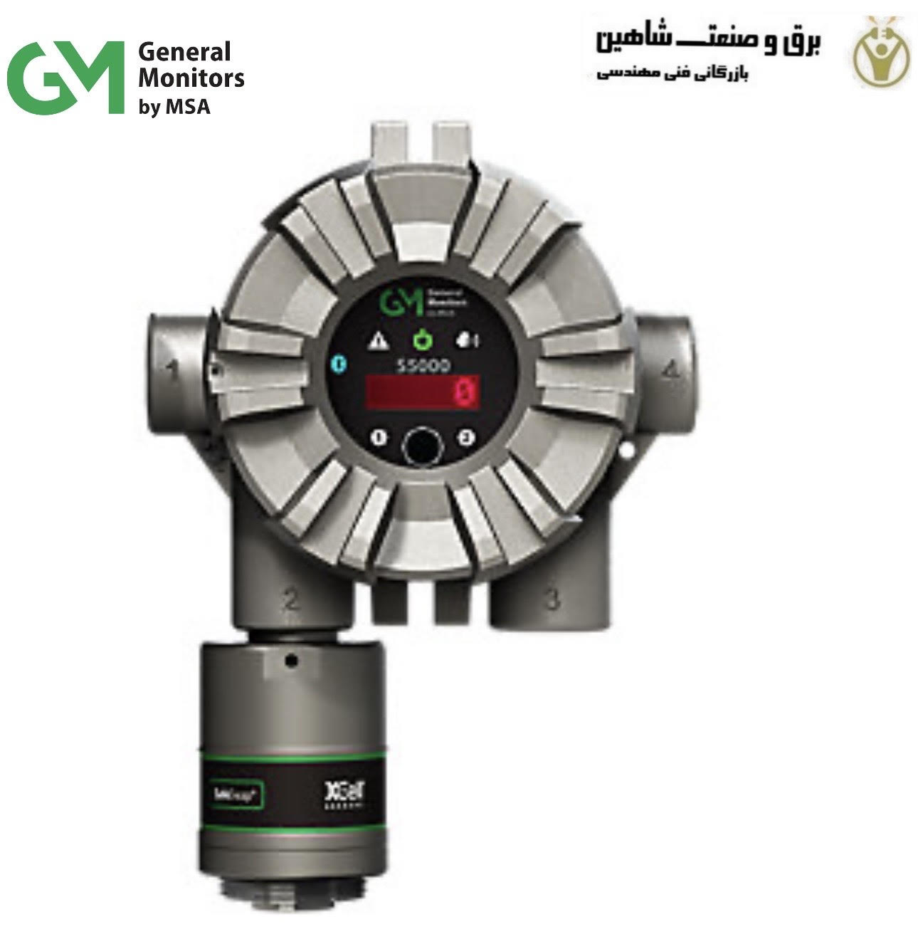 دتکتور گاز S5000 برند msa general monitors مدل 937-001