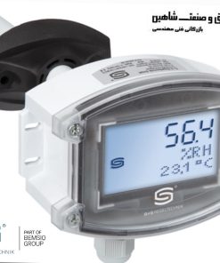 سنسور رطوبت و دمای کانالی s+s regeltechnik-spluss مدل kftf-20-i tyr-2 lcd