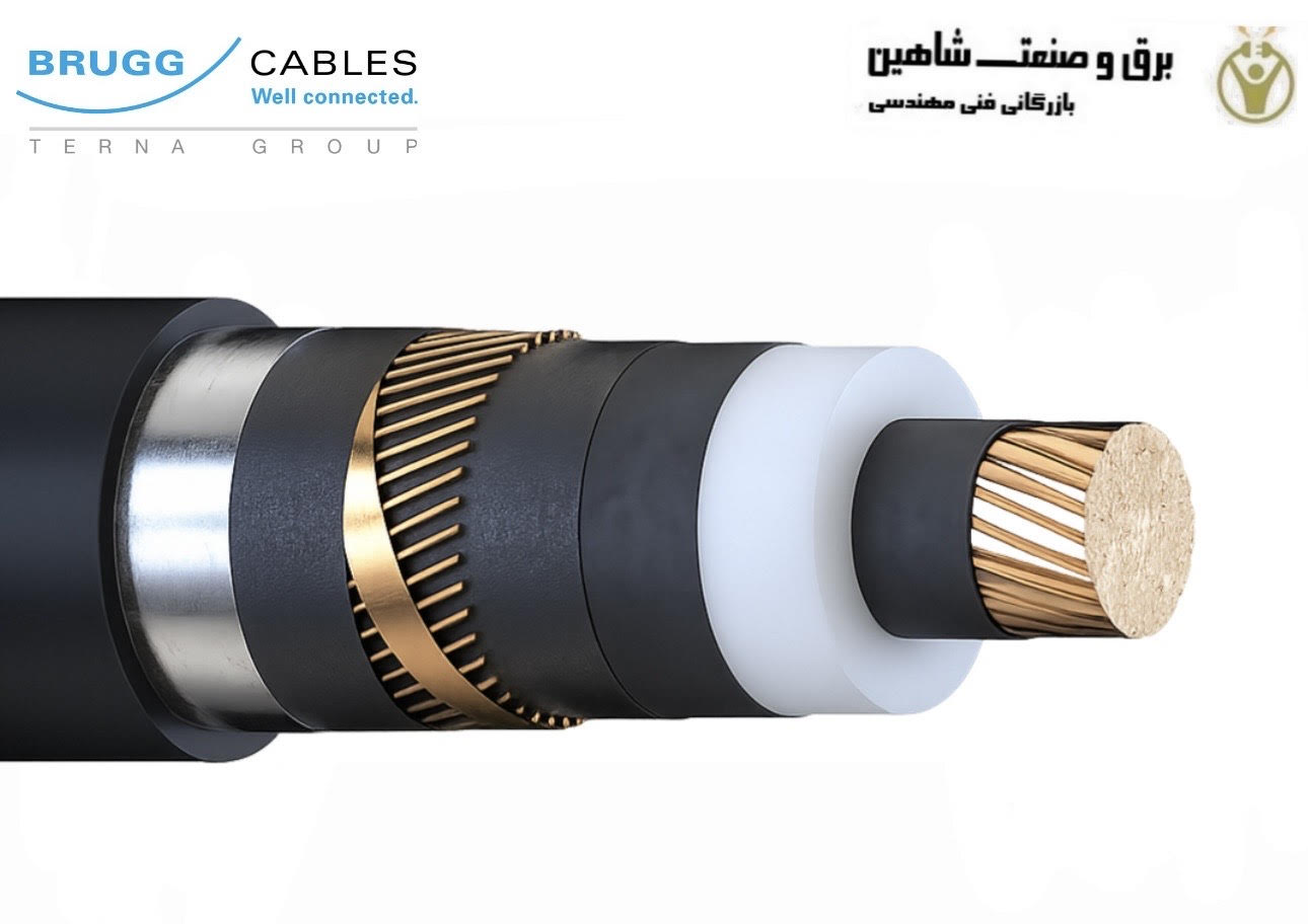 کابل فشار قوی 132کیلوولت brugg kabel ag مدل tf1.170-11