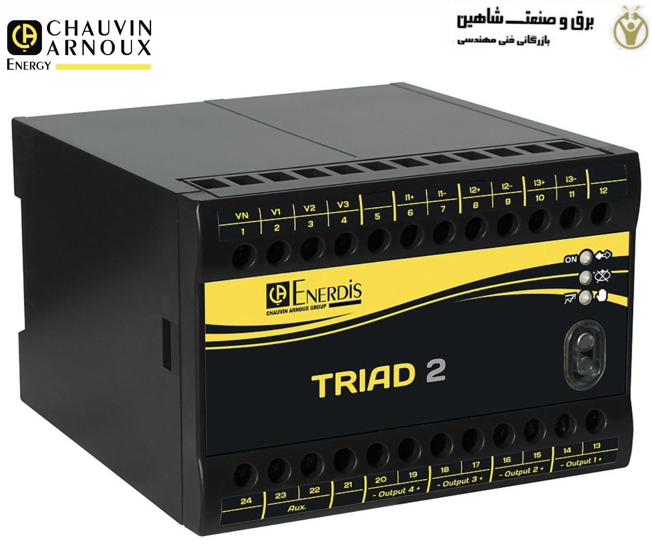 مبدل اندازه گیری انردیس-شووین آرنو enerdis-chauvin arnoux مدل TRIAD2 (triad and triad2) کد T21 TD015