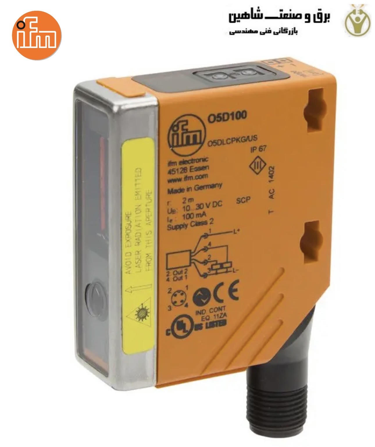 سنسور تشخیص فاصله آی اف ام ifm مدل O5D100