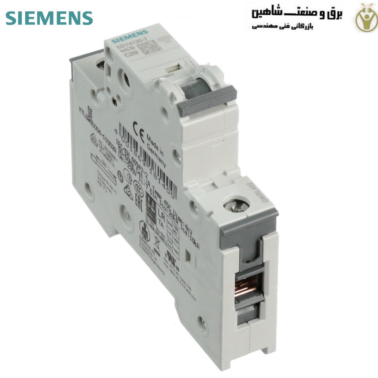 کلید مینیاتوری زیمنس SIEMENS مدل 5SY4120-7