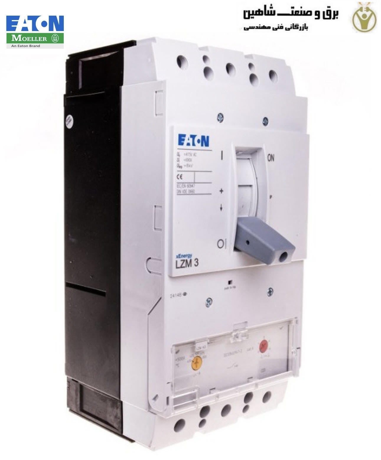 کلید کمپکت ایتون مولر eaton moeller مدل LZM3 (LZMN3-AE630-I) کد 111969