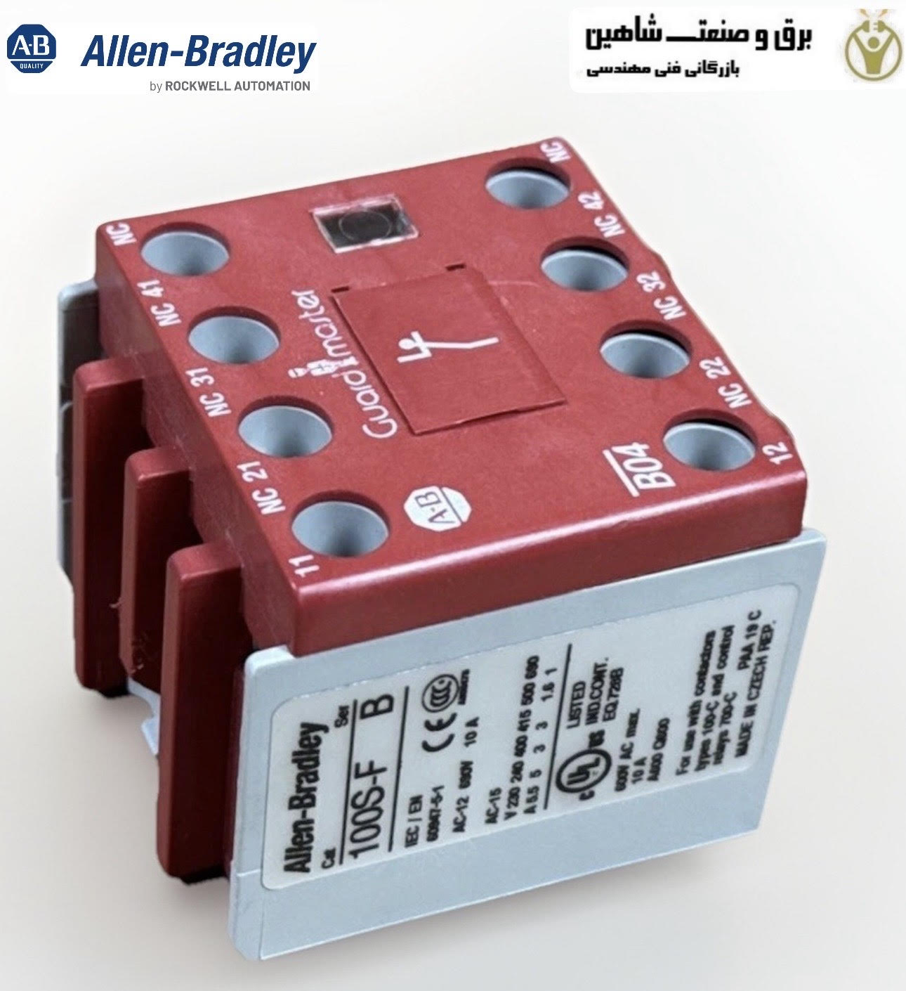 کنتاکتور ایمنی آلن بردلی allen bradley مدل 100S-F