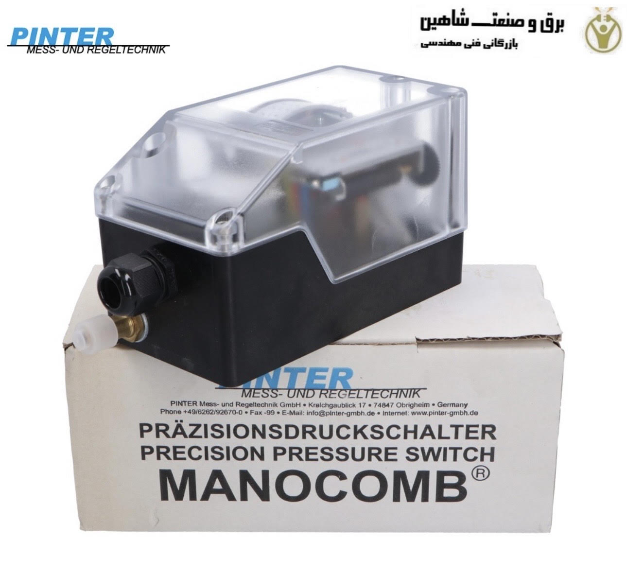 سوئیچ فشار پینتر مانوکامب Pinter Manocomb مدل M0031A-025-AAO