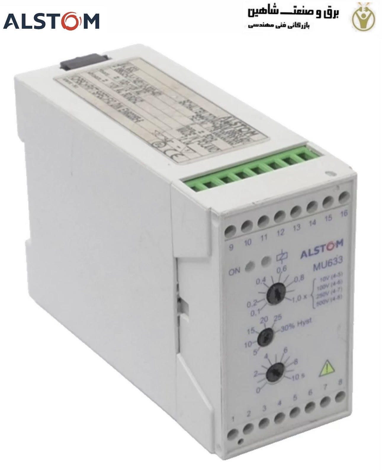 رله حفاظتی آروا-آلستوم areva-alstom مدل MU633 کد p89633-0-1744110-300-401