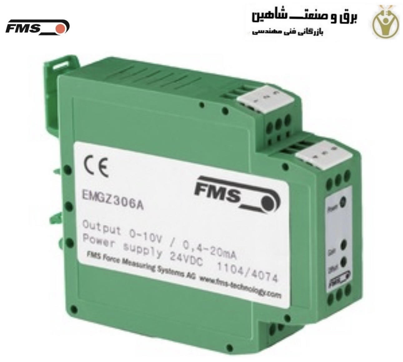 امپلی فایر اندازه گیری تنش آنالوگ فشرده Amp برند FMS Technology مدل EMGZ306A