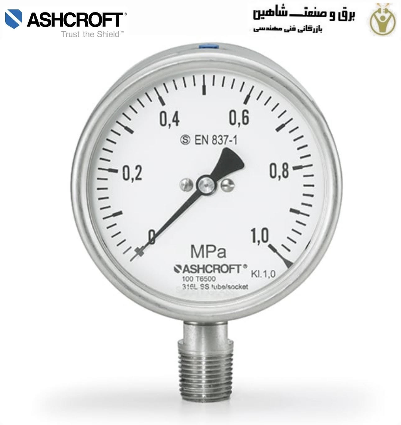 گیج فشار اشکرافت aschcroft مدل T6500