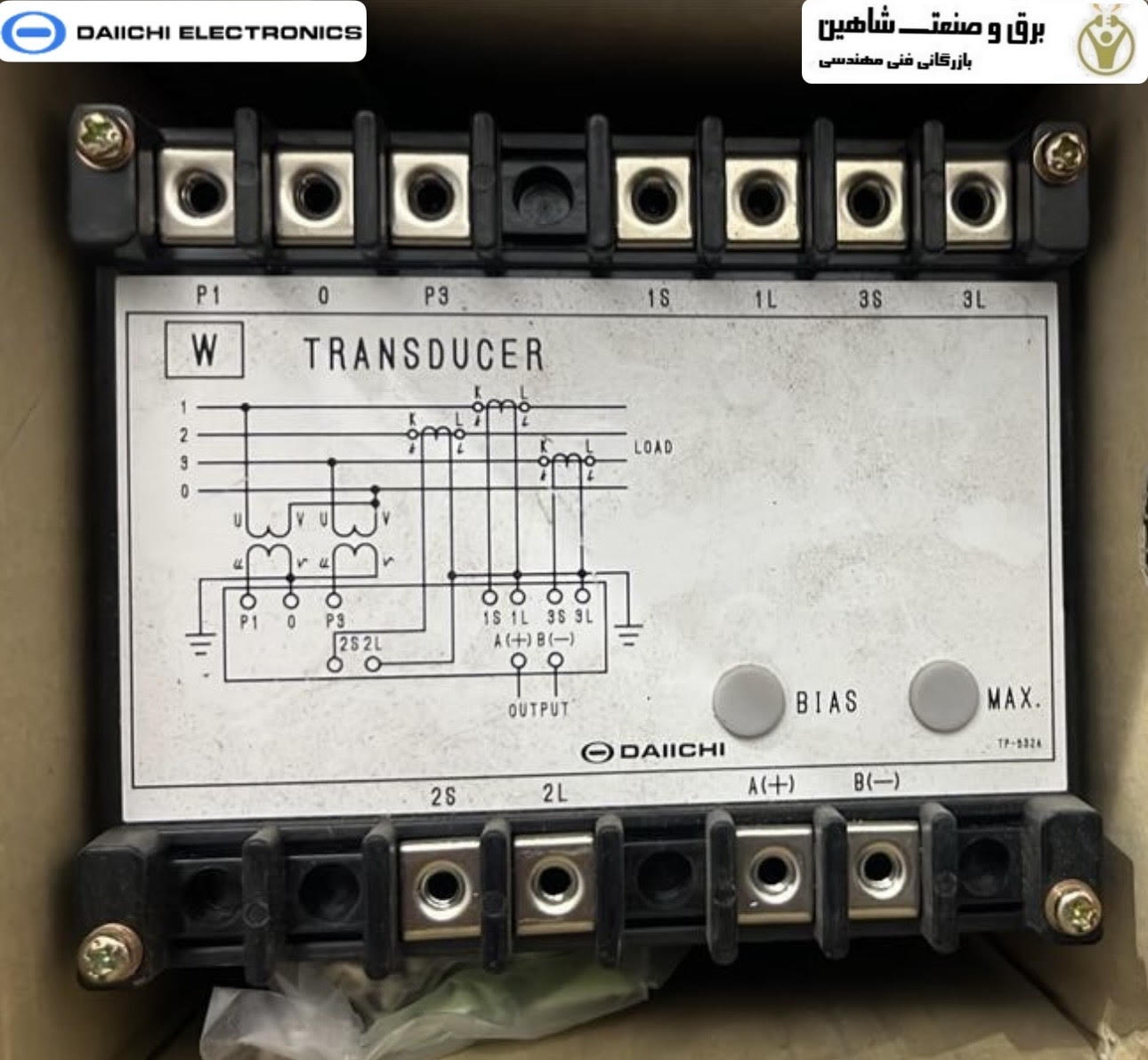 مبدل توان دایچی daiichi مدل WTS-83S-34 کد 0018172-001 (ترانسدیوسر توان)