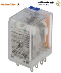 رله وایدمولر Weidmuller آلمان 4 کنتاکت 24VDC ولت مدل DRM570024LT کد 7760056097
