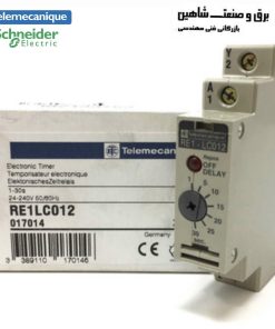 رله تایمری فرانسوی اشنایدر(تله مکانیک) مدل Telemecanique RE1-LA002 with RE1LC012