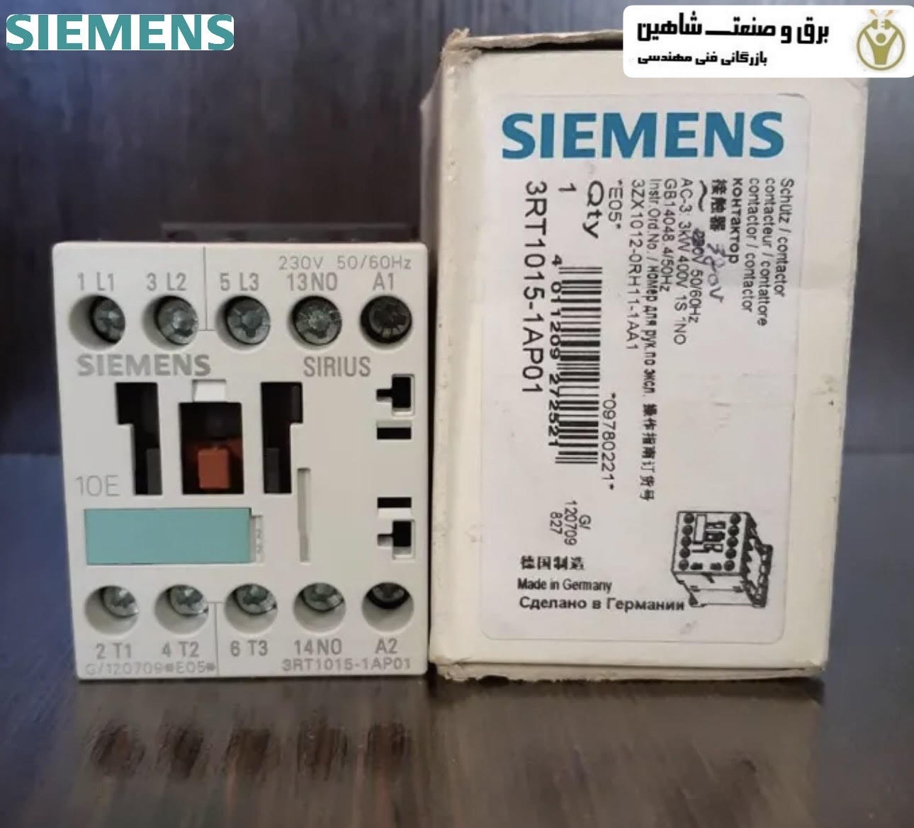 کنتاکتور زیمنس 3RT1015-1AP01