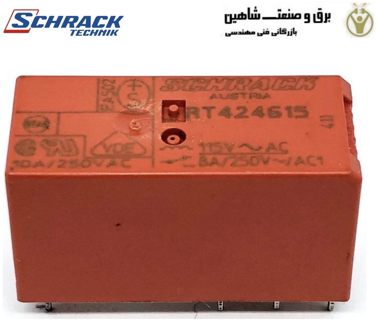 رله شراک RT424615 بوبین 115AC