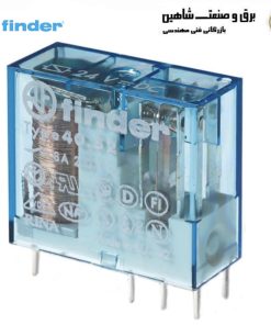 رله Finder فیندر 2 کنتاکت 24 ولت DC کد 405290240000