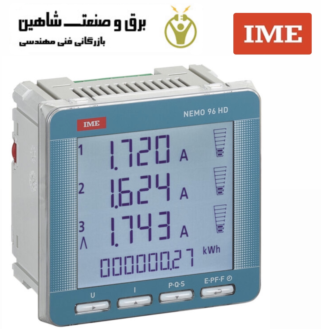 مولتی متر پاورمیتر MF96021 IME Nemo 96HD