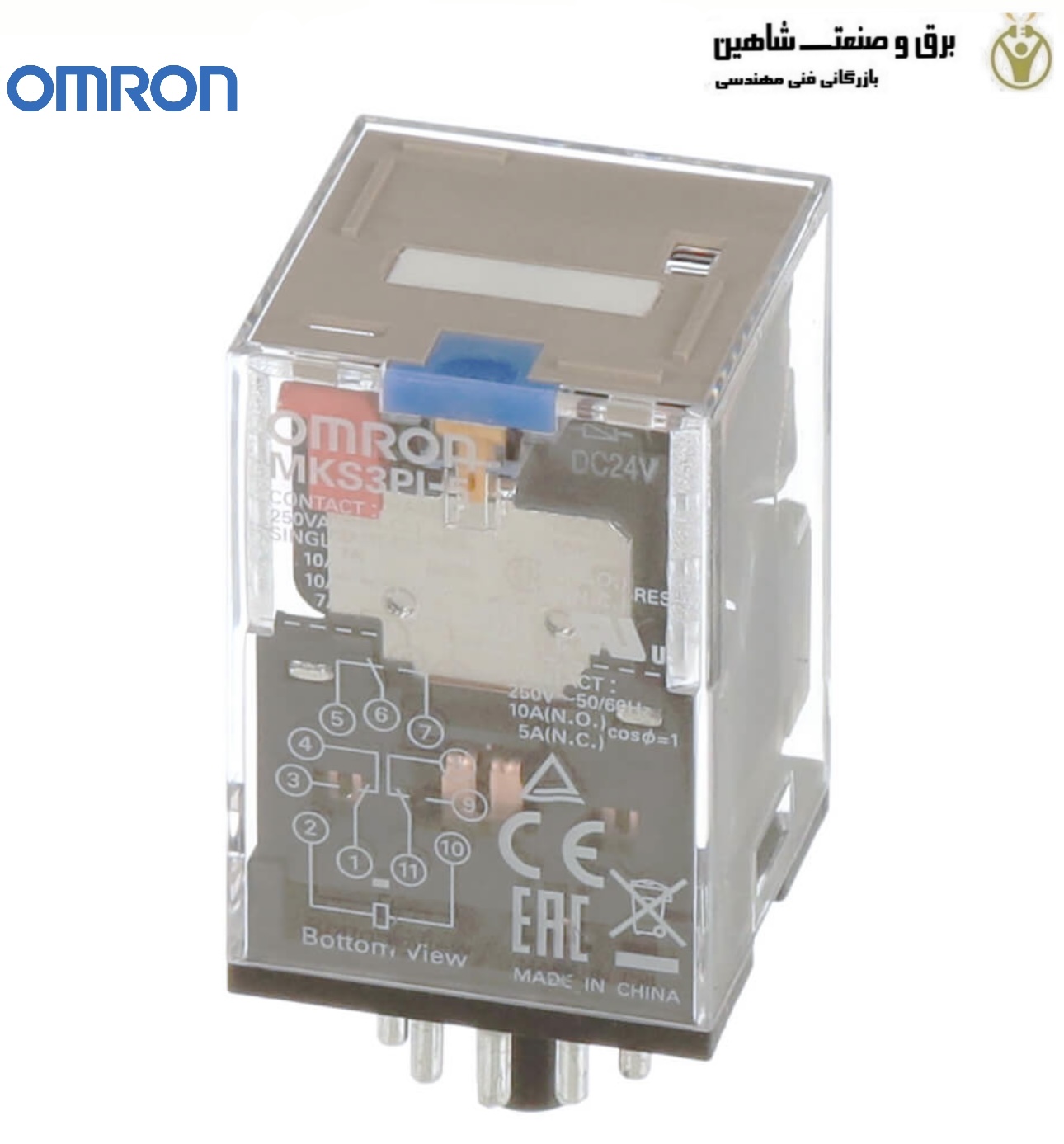 رله امرن Omron مدل MKS3PI-5 24VDC