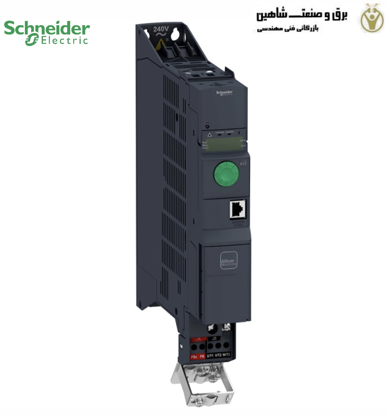 اینورتر تک فاز 0.37KW سری ATV320 اشنایدر ATV320U04M2B