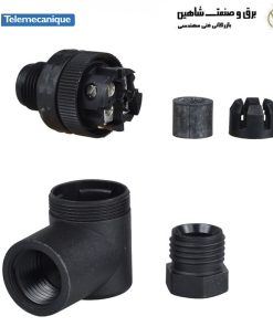 کانکتور ۴ پین M12 تله مکانیک Telemecanique XZCC12MCP40B