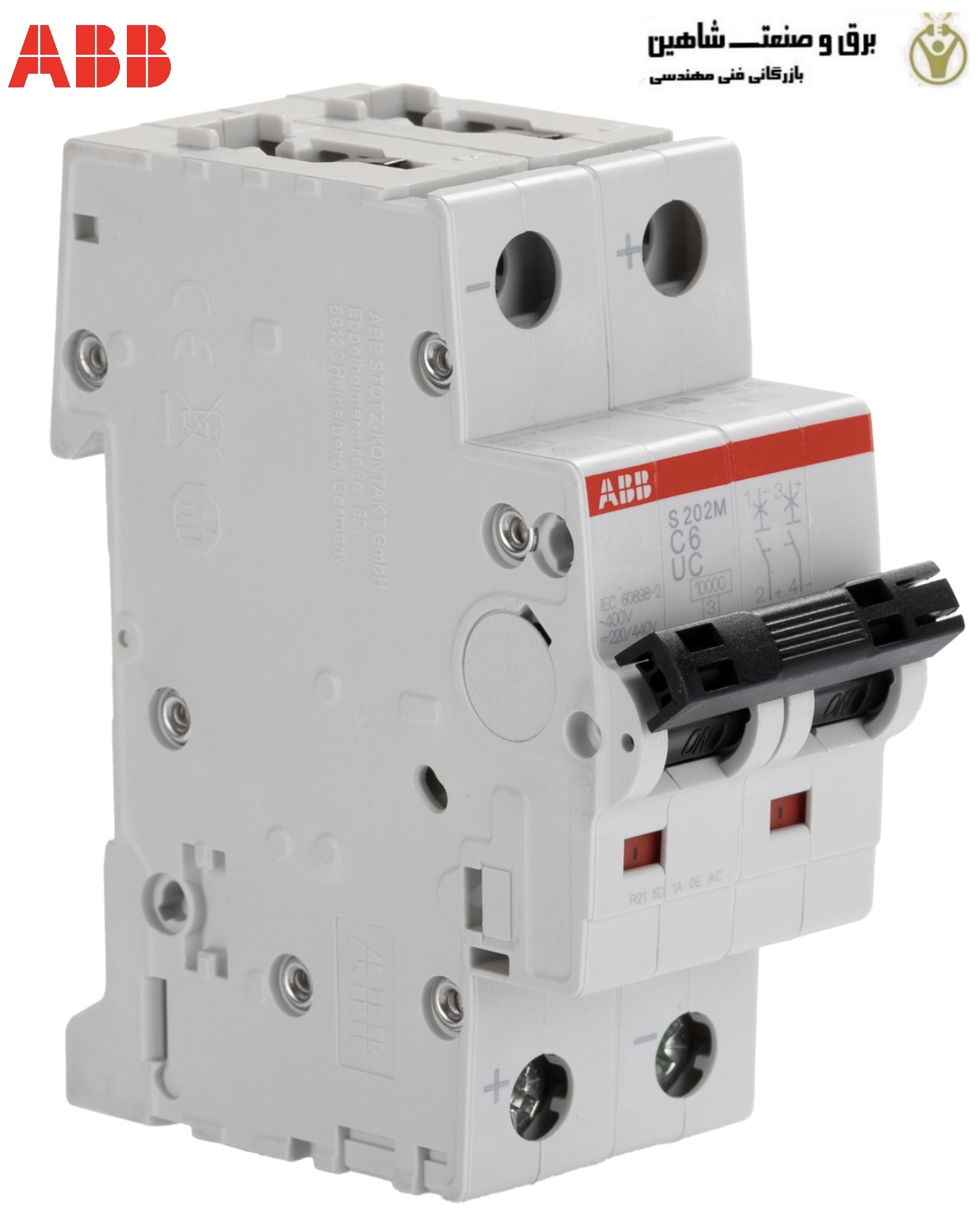 کلید مینیاتوری ABB 2CDS272061R0064 S202M-C6UC