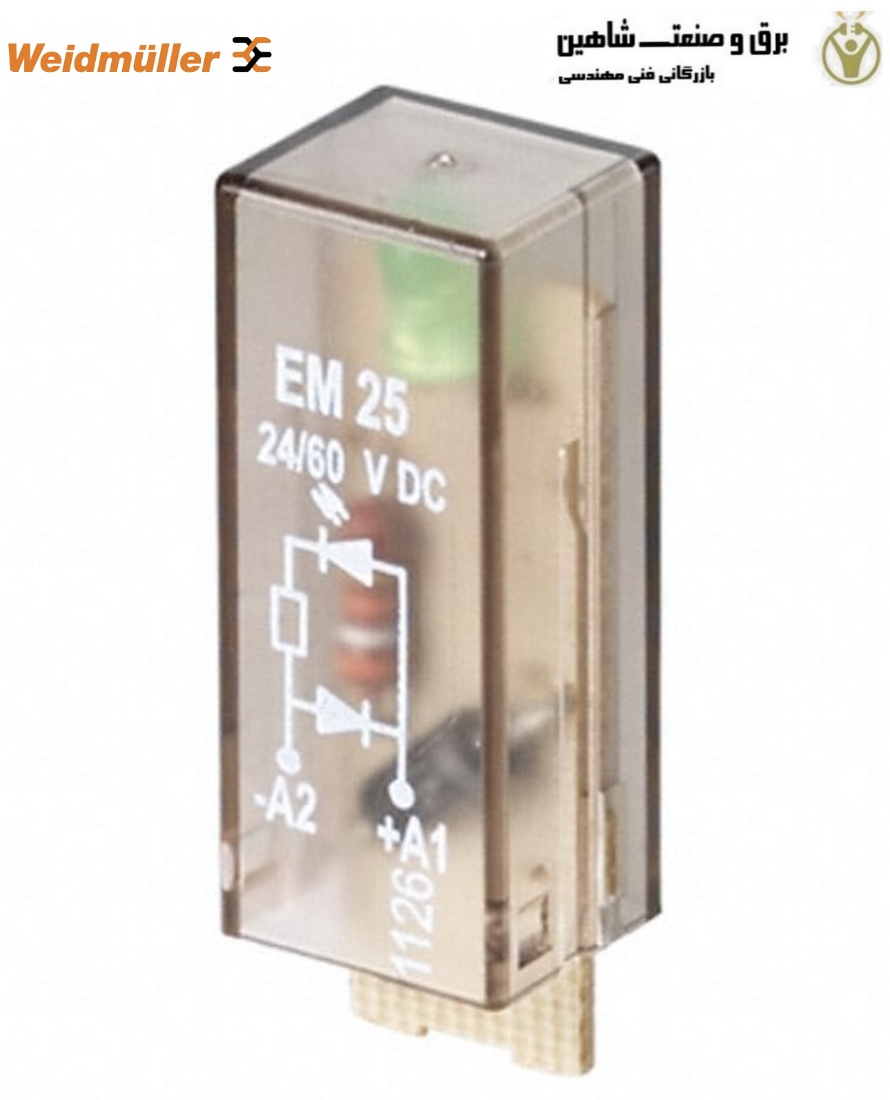 ماژول LED وایدمولر کد RIM-I 2 6/24VDC GN | 8869600000