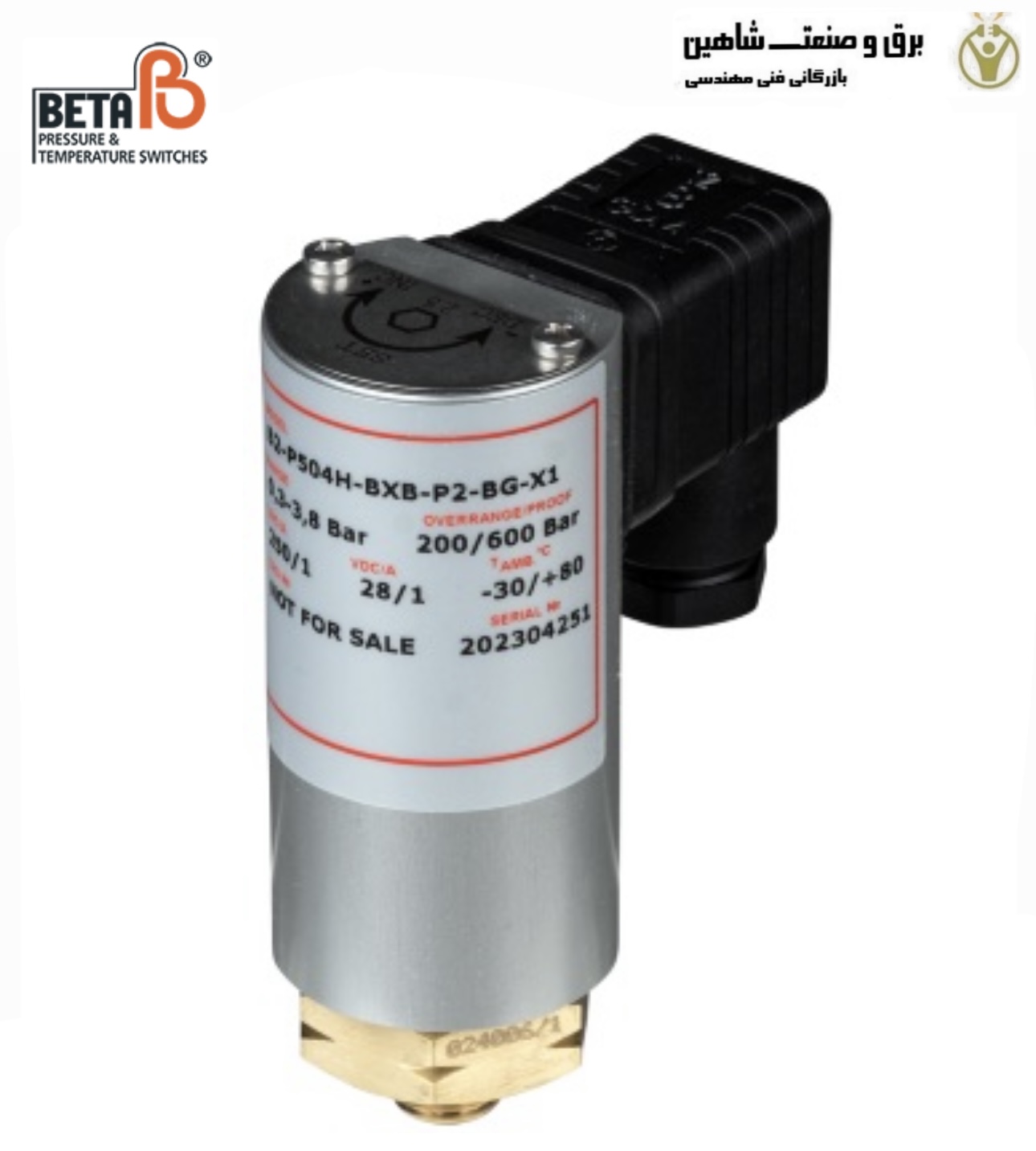سوئیچ فشار BETA B.V C3-P504H-S2NS1-G2S