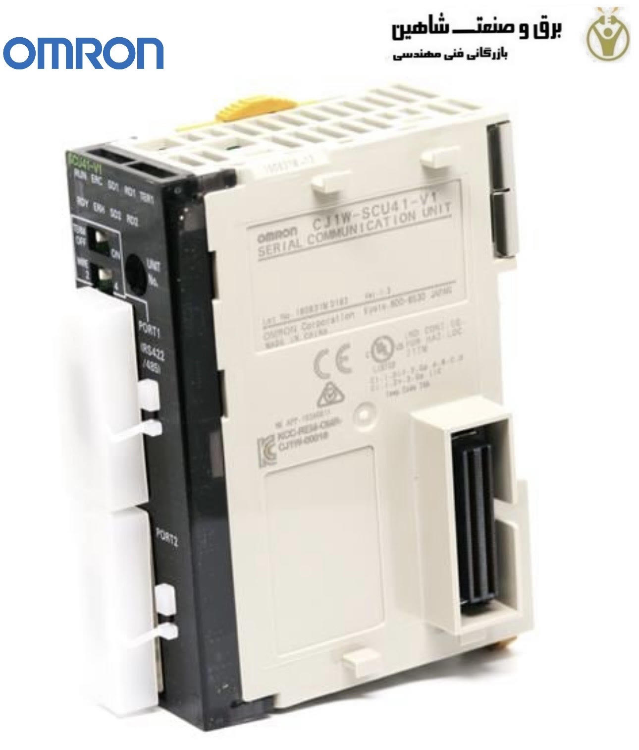 پی ال سی Omron کارت ارتباطی سریال مدل CJ1W-SCU41-V1