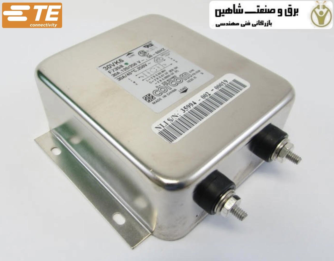 فیلتر تک فاز TE Connectivity CO‑30VK6