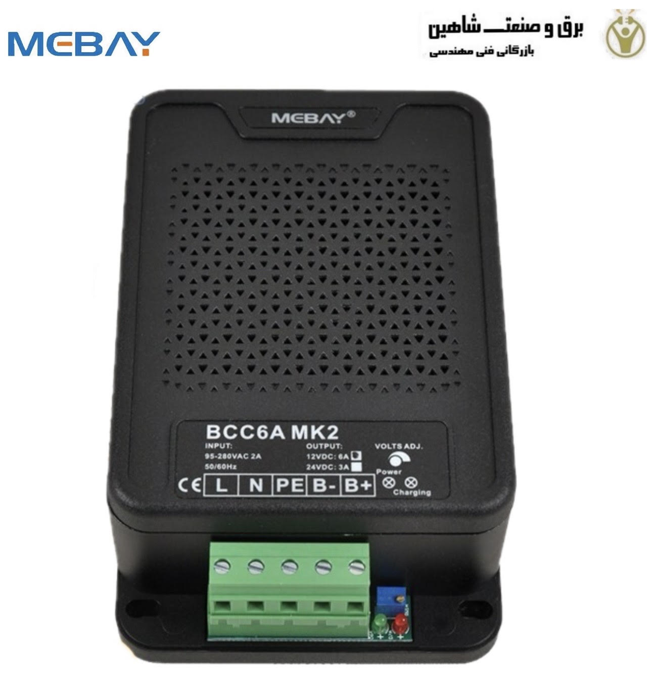 باتری شارژر دیزل ژنراتور می بای مدل BCC6A MK2 12V (6A)